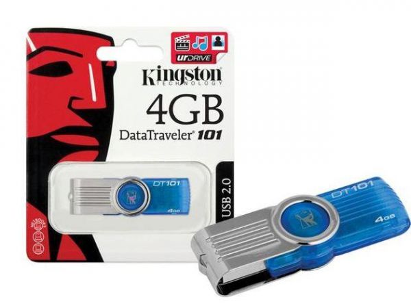 PEN DRIVE 4GB KINGSTON DT101G2 AZUL